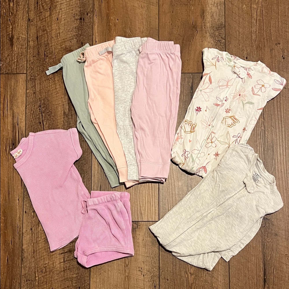 Carter’s and Cat & Jack Baby Girl Bundle, 12 months